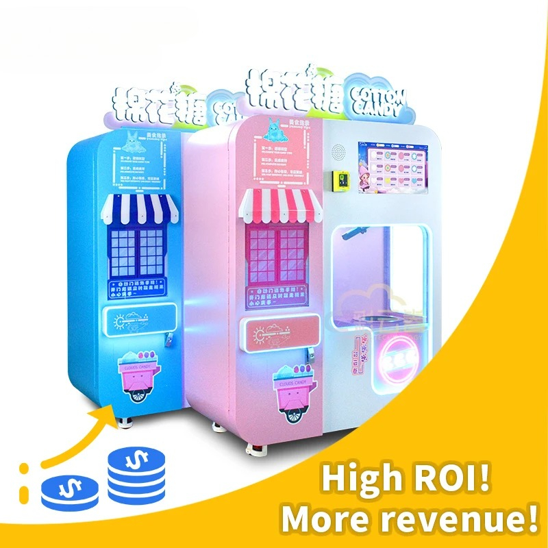 Candy Vending Machine - Cotton Candy Vending Machine 6-Color Trader