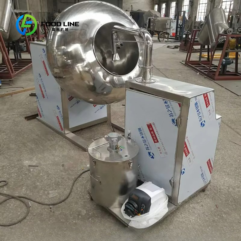 Bubble Gum Machine - Customized 75kg/batch Chewing Gum Polishing Pan,