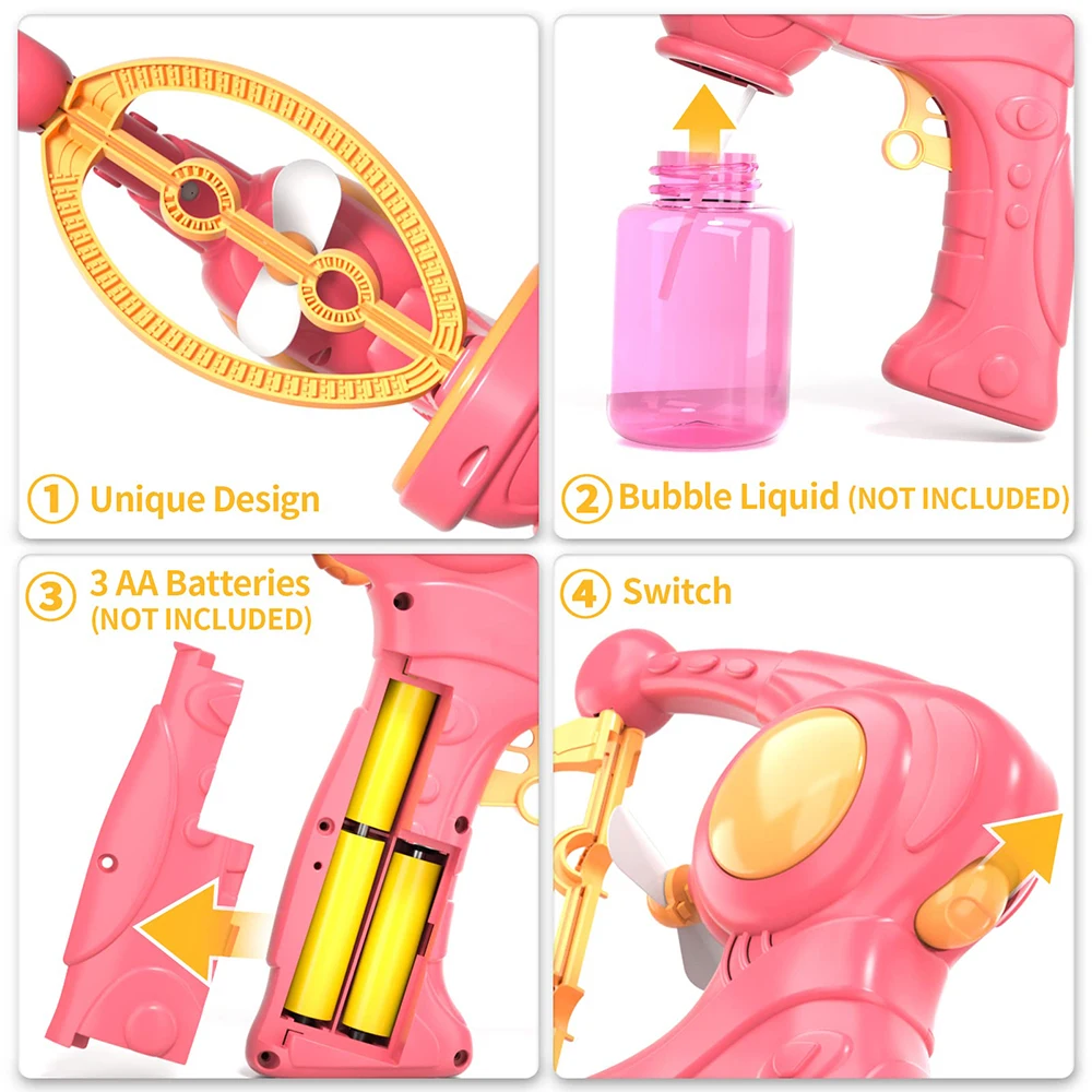 Automatic Bubble Gun Blowing E - đánh giá và giá Bubble Gum Machine