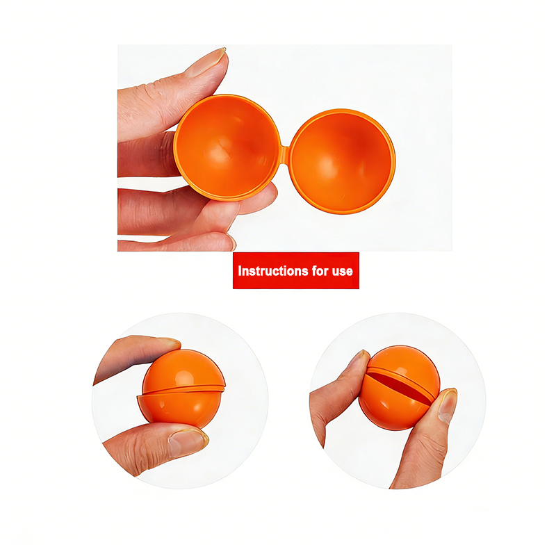 100-500Pcs 4CM Orange Plastic  - đánh giá và giá Open Vending Machine