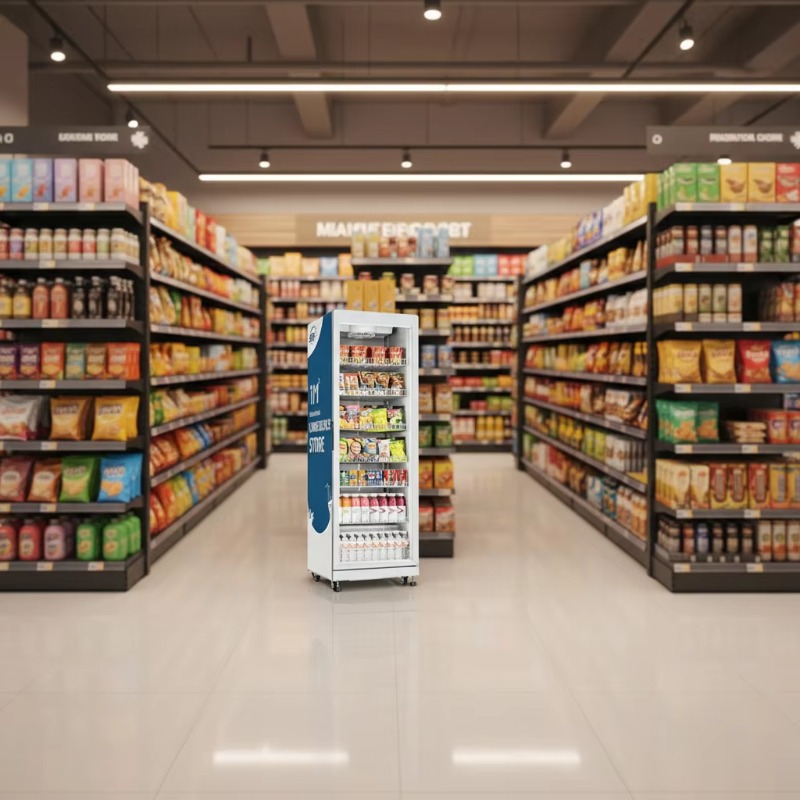 FOODLINE Customized Vending AI - đánh giá và giá Open Vending Machine