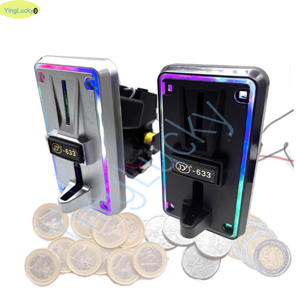 Colorful LED Multi Coin Accept - đánh giá và giá Arcade Vending & Laundry Revenue