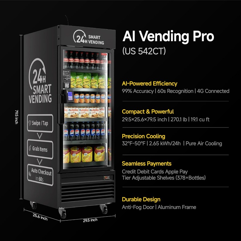 Customized Smart Open-Front Ve - đánh giá và giá Open Vending Machine