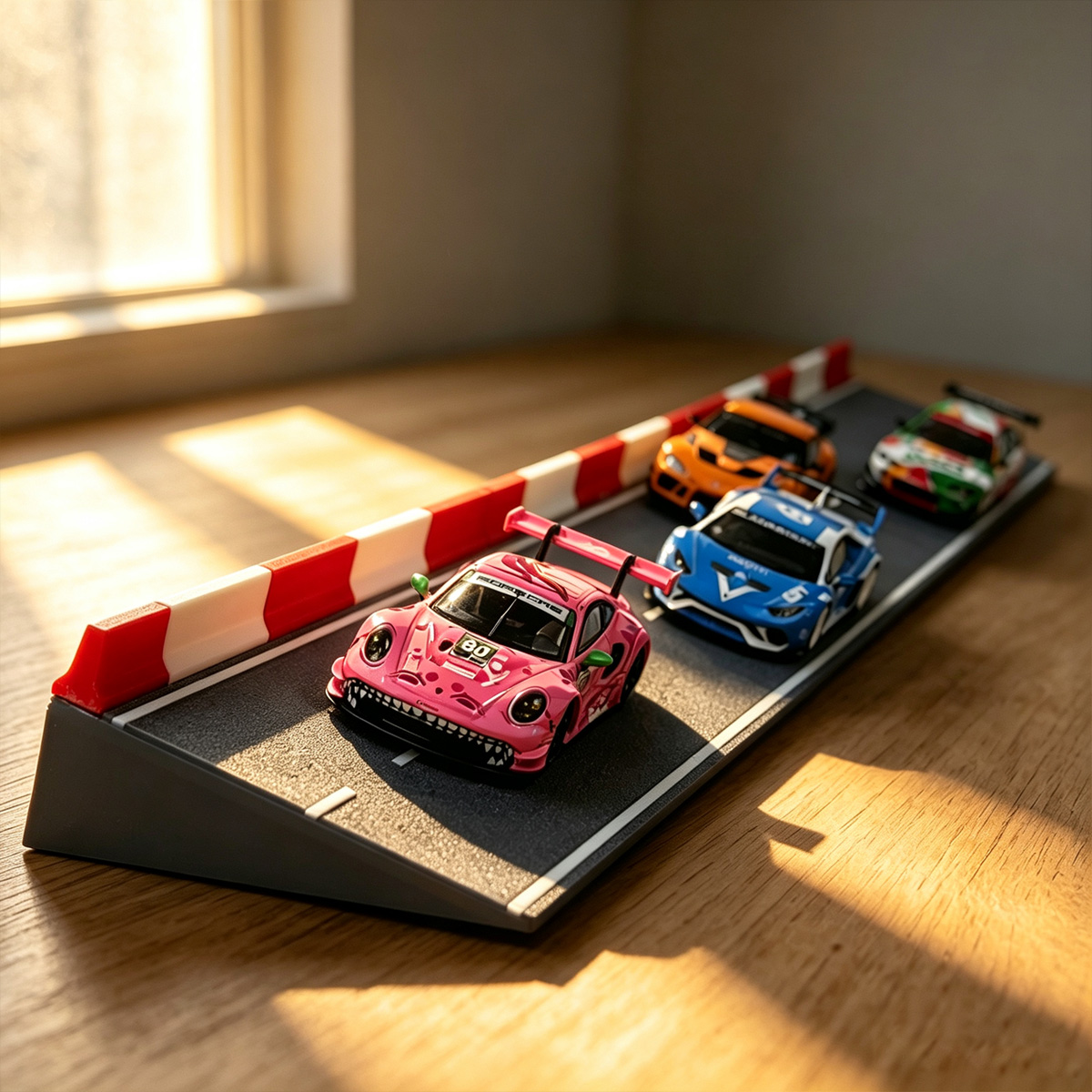 Small Scale Car Model Scene 1  - đánh giá và giá Racing Arcade Cabinet