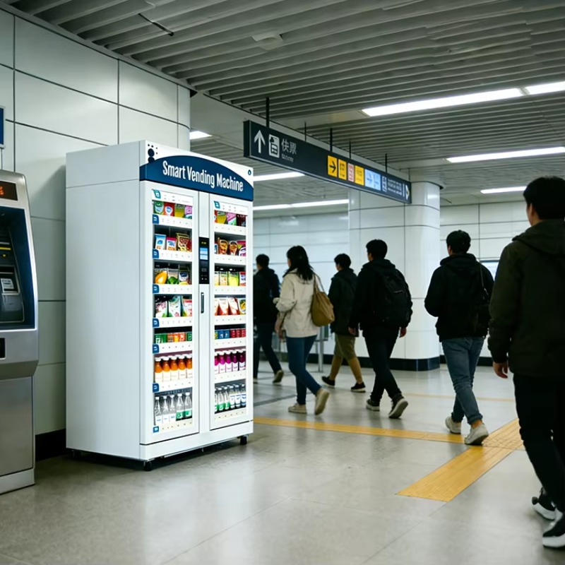 AI Smart Fridge EU/US Cashless - đánh giá và giá Open Vending Machine