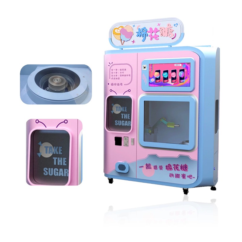 Cotton Candy Machine Automatic - đánh giá và giá Candy Vending Machine