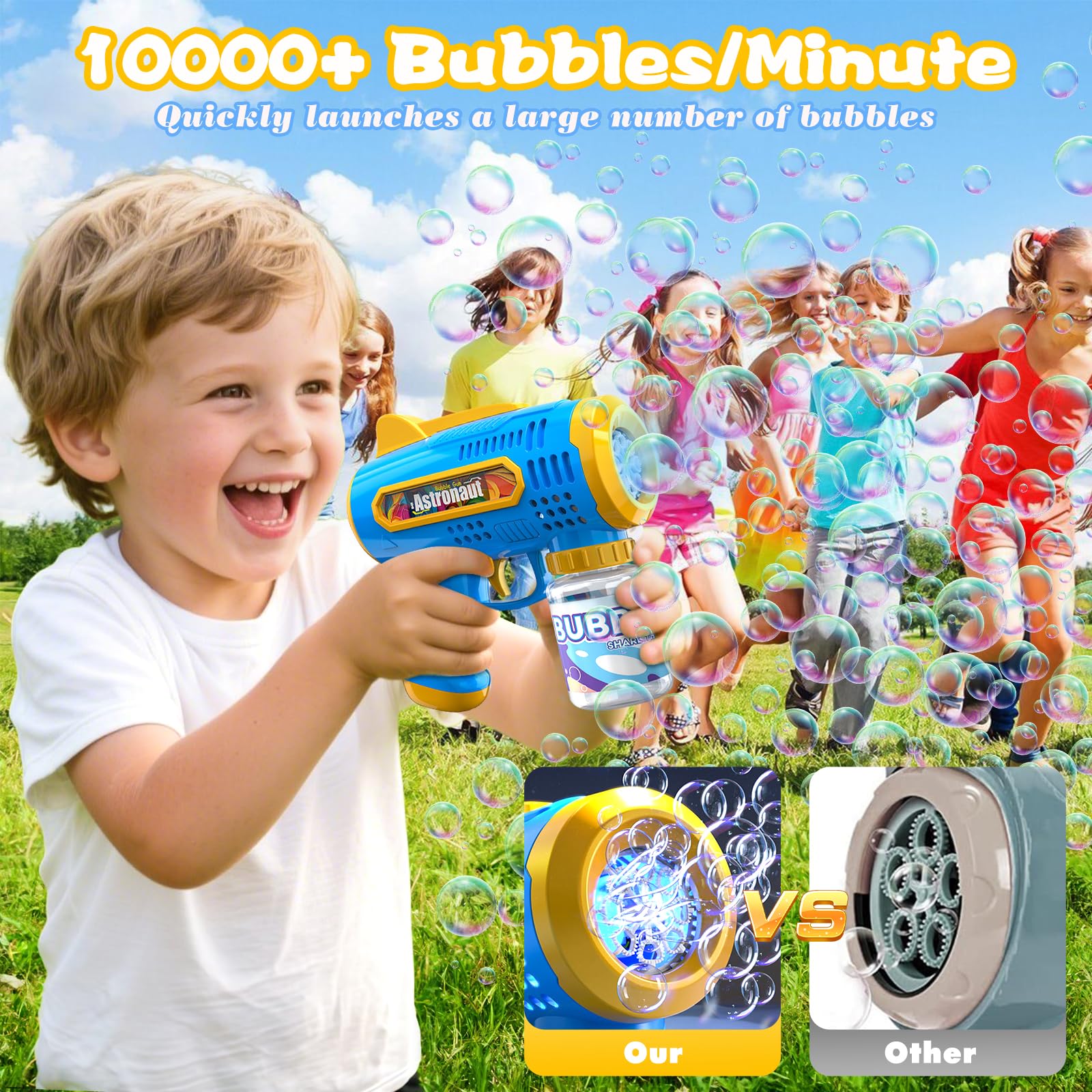 Bubble Gun, Automatic Bubble M - đánh giá và giá Bubble Gum Machine