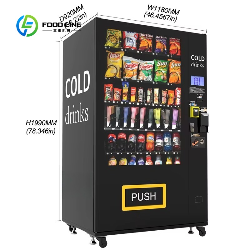 Custom OEM ODM Snack Drink Ven - đánh giá và giá Open Vending Machine
