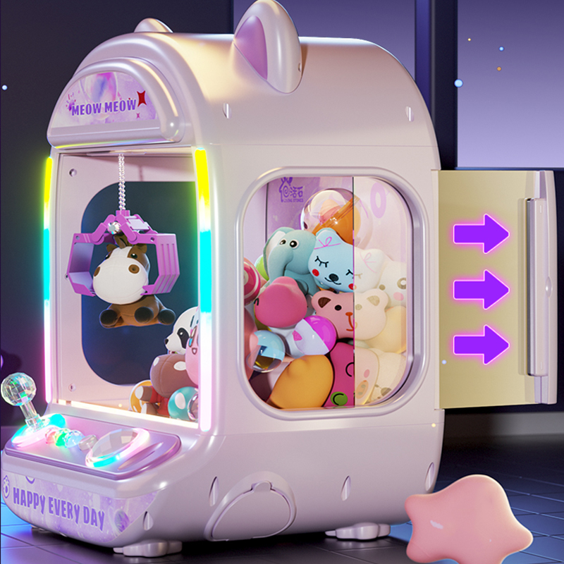 DIY Purple Automatic Doll Mach - đánh giá và giá Coin Pusher Machine
