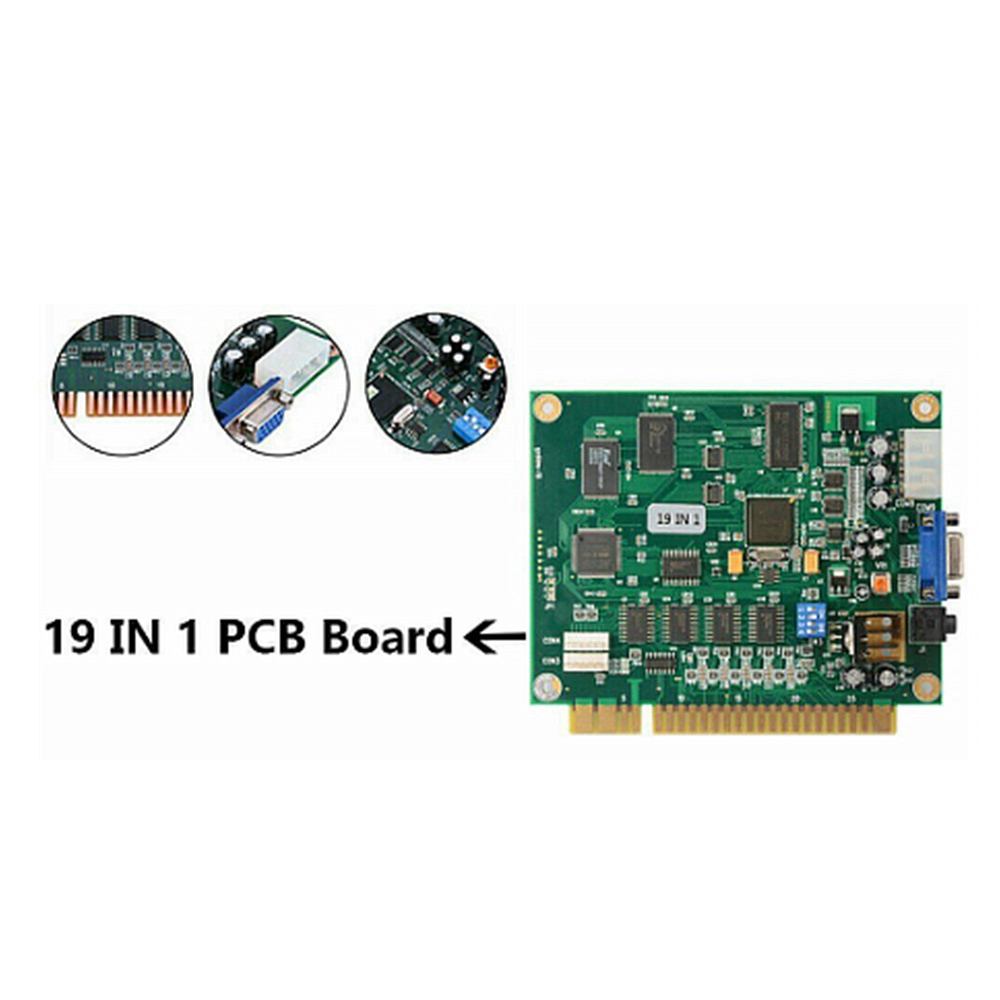 B68A 19 In 1 Multicade PCB Boa - đánh giá và giá Usb Game Board Jamma